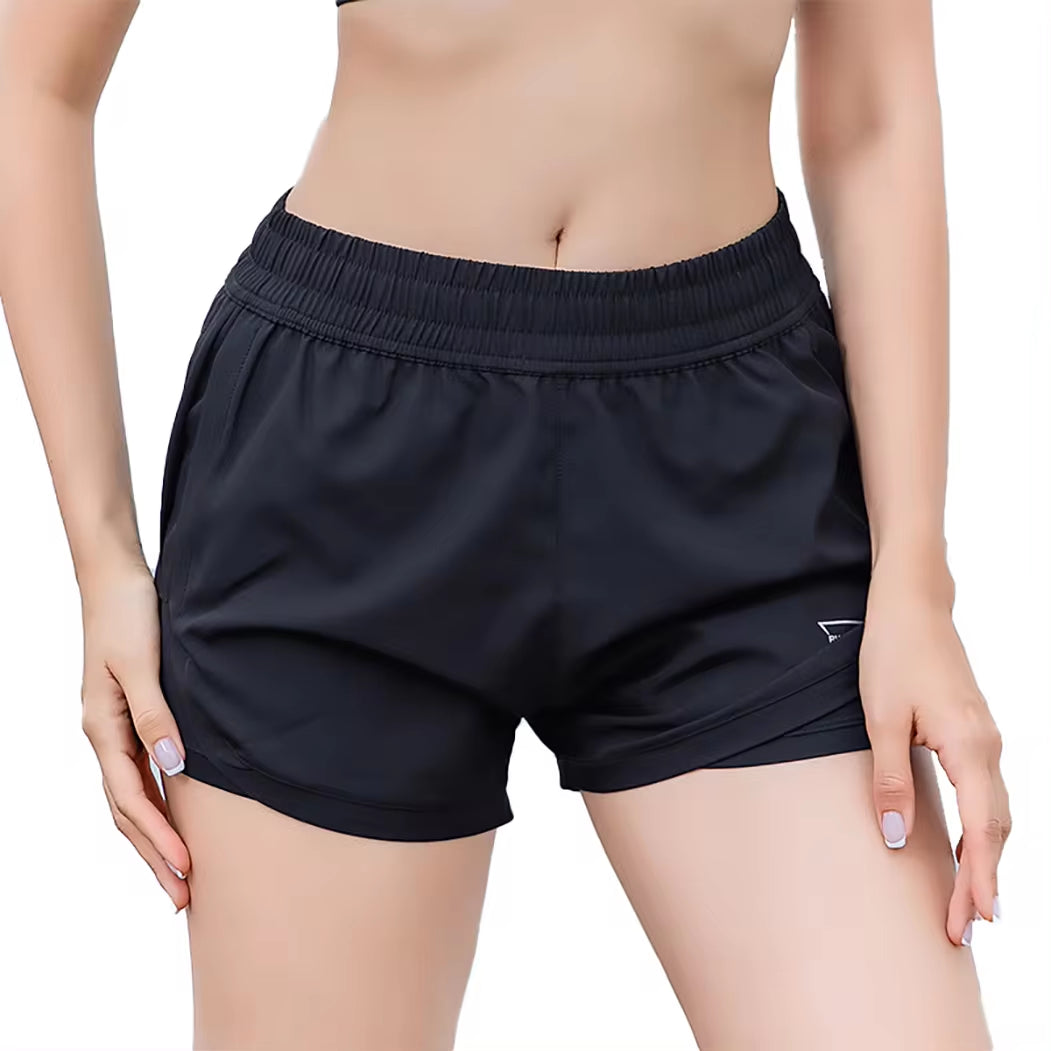 Running Athletic Shorts for Women Yoga Gym Joggers Quick-Dry Workout Loose Shorts with Pockets