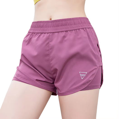 Running Athletic Shorts for Women Yoga Gym Joggers Quick-Dry Workout Loose Shorts with Pockets